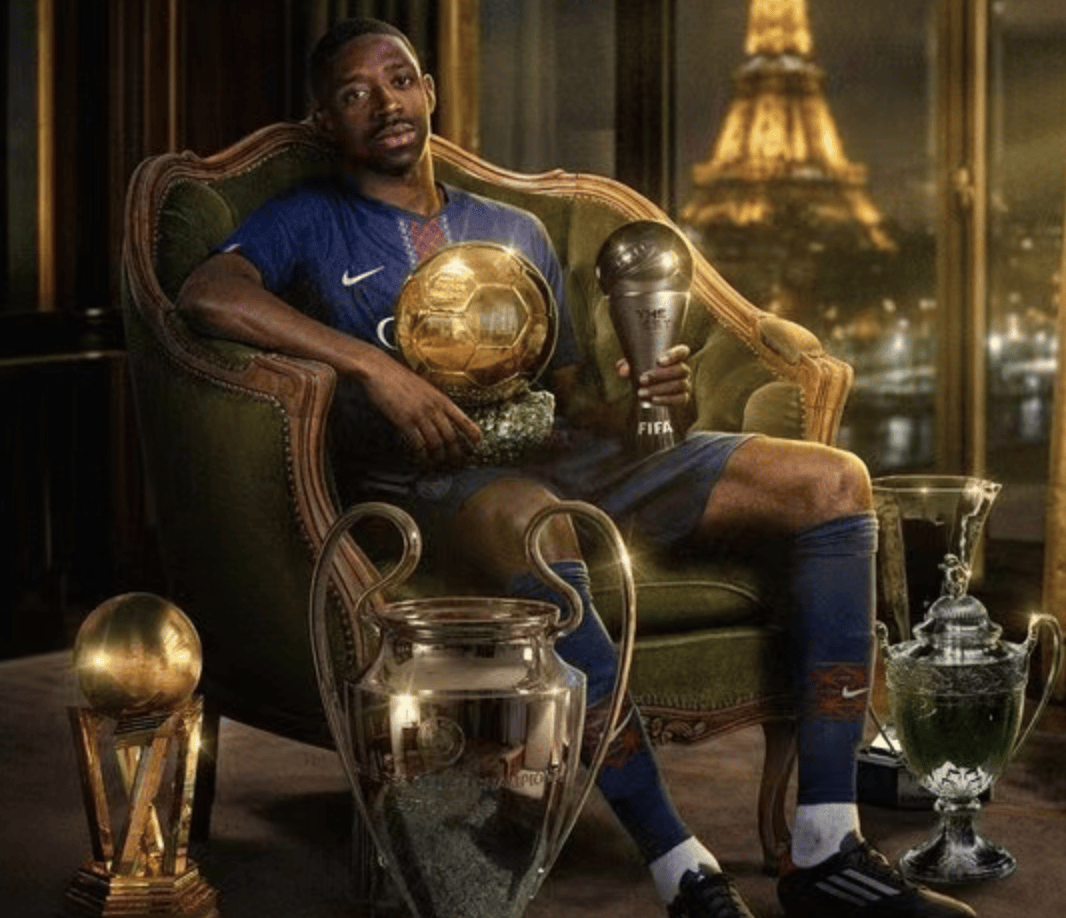 ฤดูกาลแจ้งเกิดของเดมเบเล่ในวัย 28 ปี: กวาดรางวัลบัลลงดอร์และนักเตะยอดเยี่ยมแห่งปีของฟีฟ่า คว้าแชมป์ 4 สมัยพร้อมรางวัลส่วนตัว 4 รายการ นักเตะยอดเยี่ยมประจำฤดูกาล