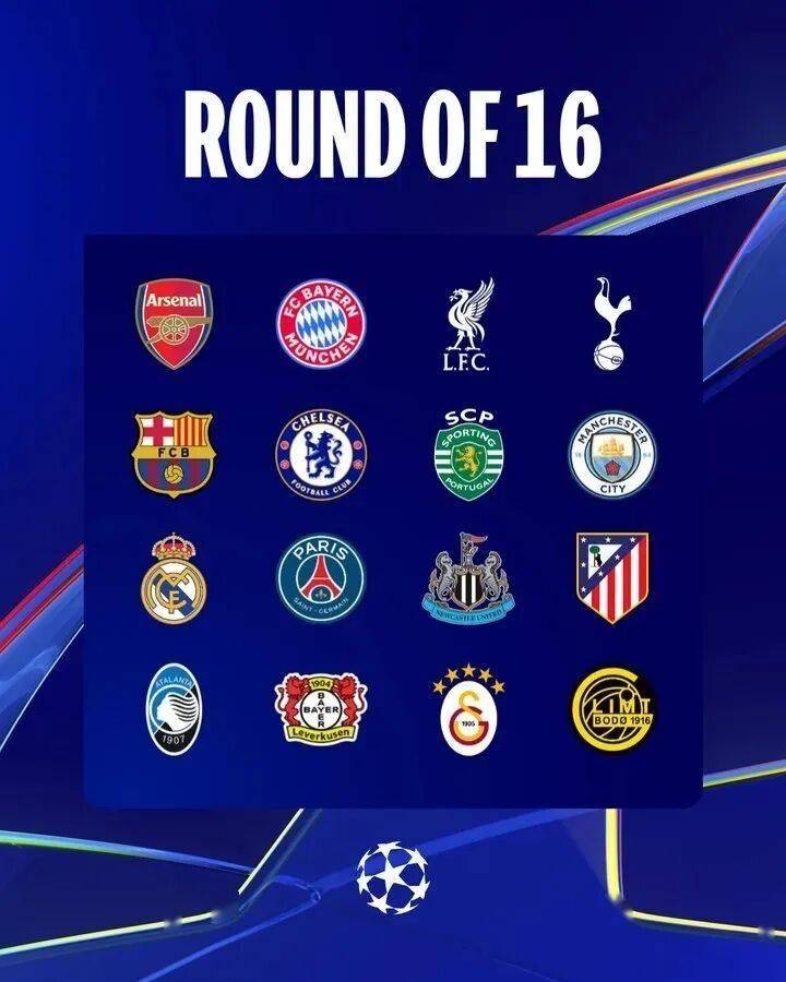 แชมเปียนส์ลีก รอบ 16 ทีมสุดท้ายยืนยันแล้ว: หกทีมจากพรีเมียร์ลีกผ่านเข้ารอบ ยูเวนตุสตกรอบแม้จะชนะ อัตราตาแลนตาพลิกกลับมาทำให้พวกเขาเป็นตัวแทนเพียงทีมเดียวจากเซเรีย อา_กีฬา_นิเวศวิทยา_อาร์เซนอล