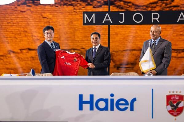 Haier Egypt กลายเป็นพันธมิตรอย่างเป็นทางการของ Al Ahli Football Club_Global_Brand_Air การทำให้มีสภาพเหมาะ